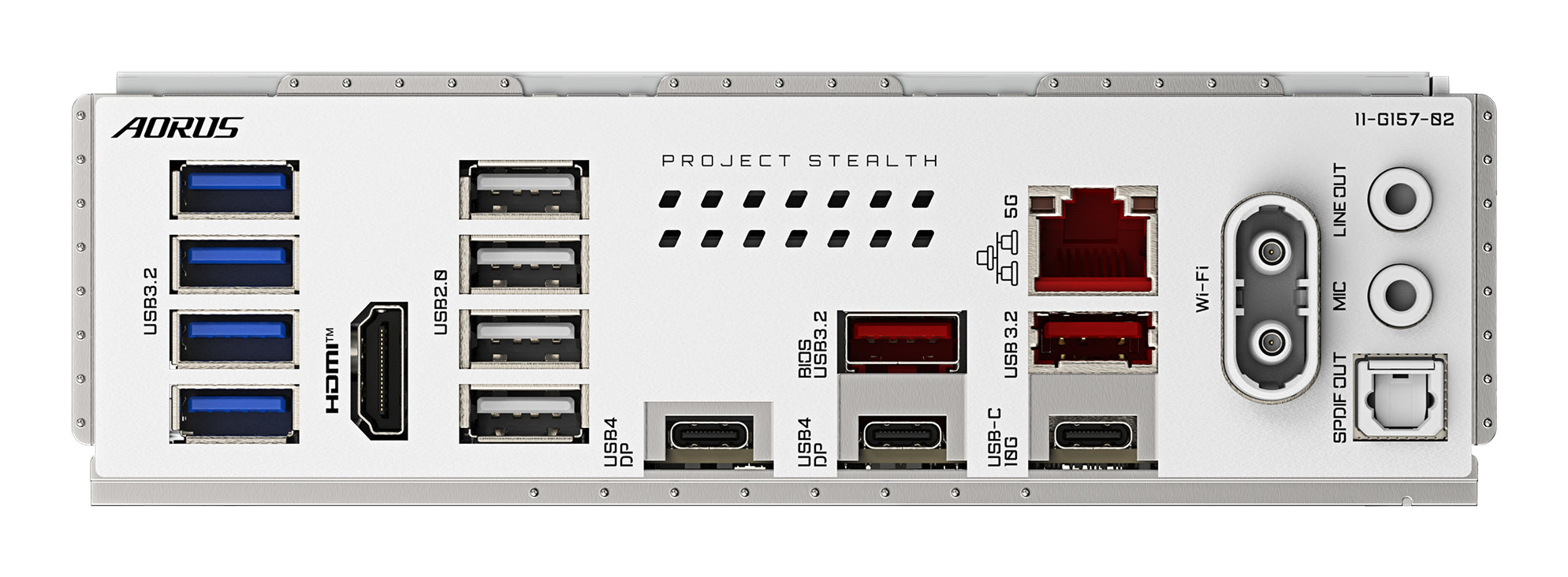 Placa de baza GIGABYTE X870 AORUS STEALTH ICE, AM5, DDR5, BT, Wi-Fi, ATX, Alb "X870 A STEALTH ICE"
