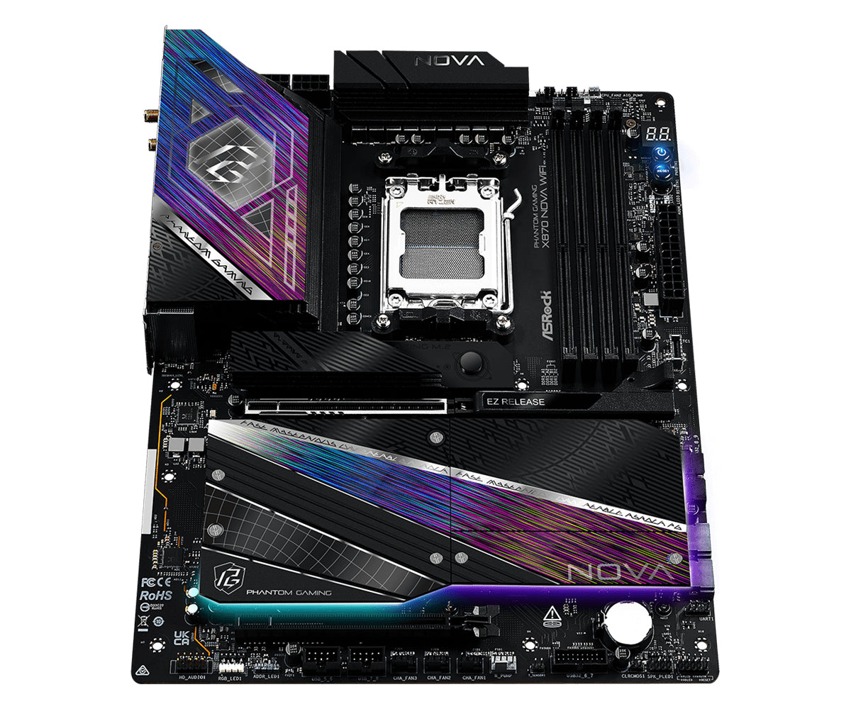 Placa de baza Asrock X870 NOVA WIFI, AMD X870, AM5, ATX, DDR5 