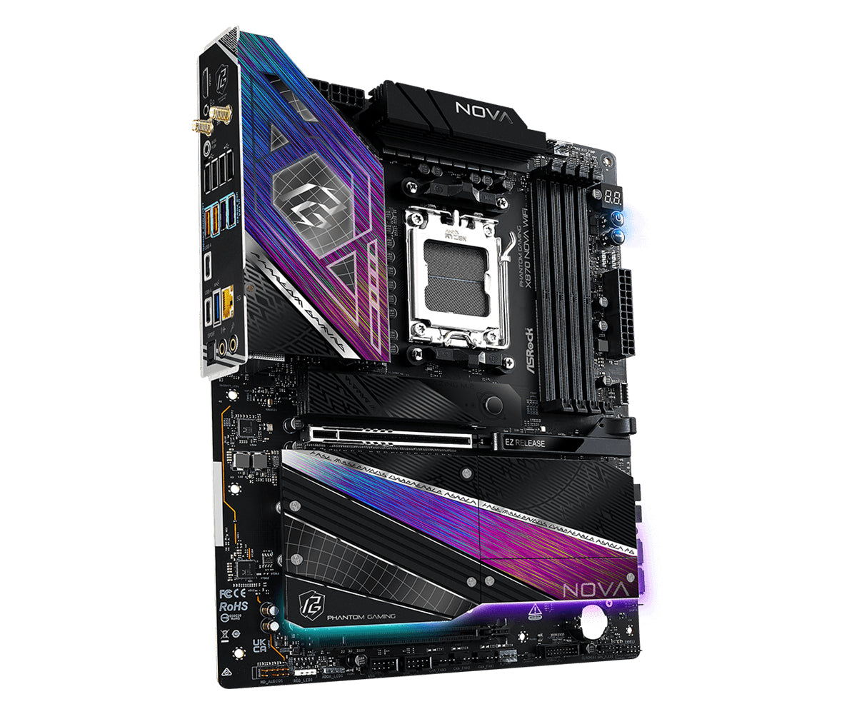 Placa de baza Asrock X870 NOVA WIFI, AMD X870, AM5, ATX, DDR5 