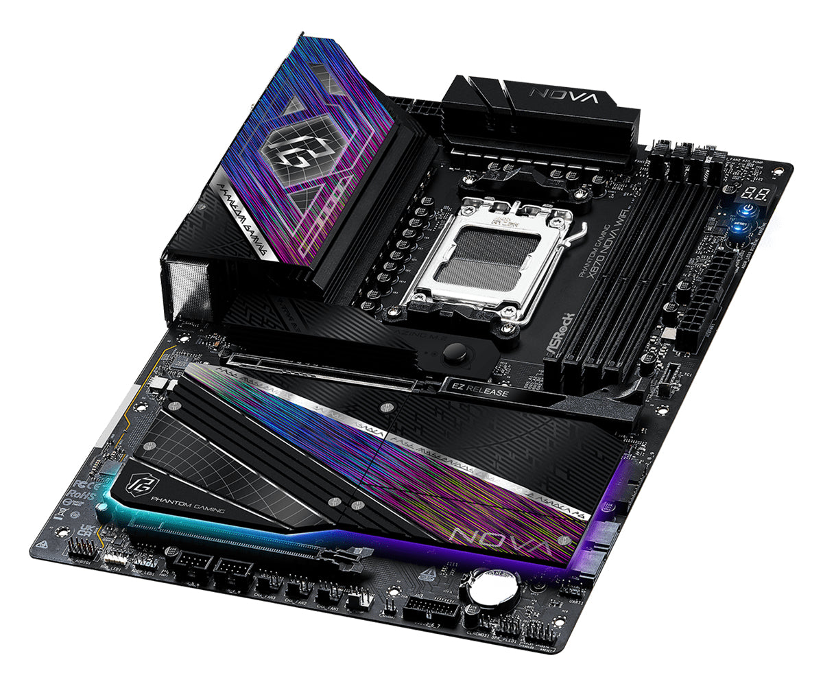 Placa de baza Asrock X870 NOVA WIFI, AMD X870, AM5, ATX, DDR5 