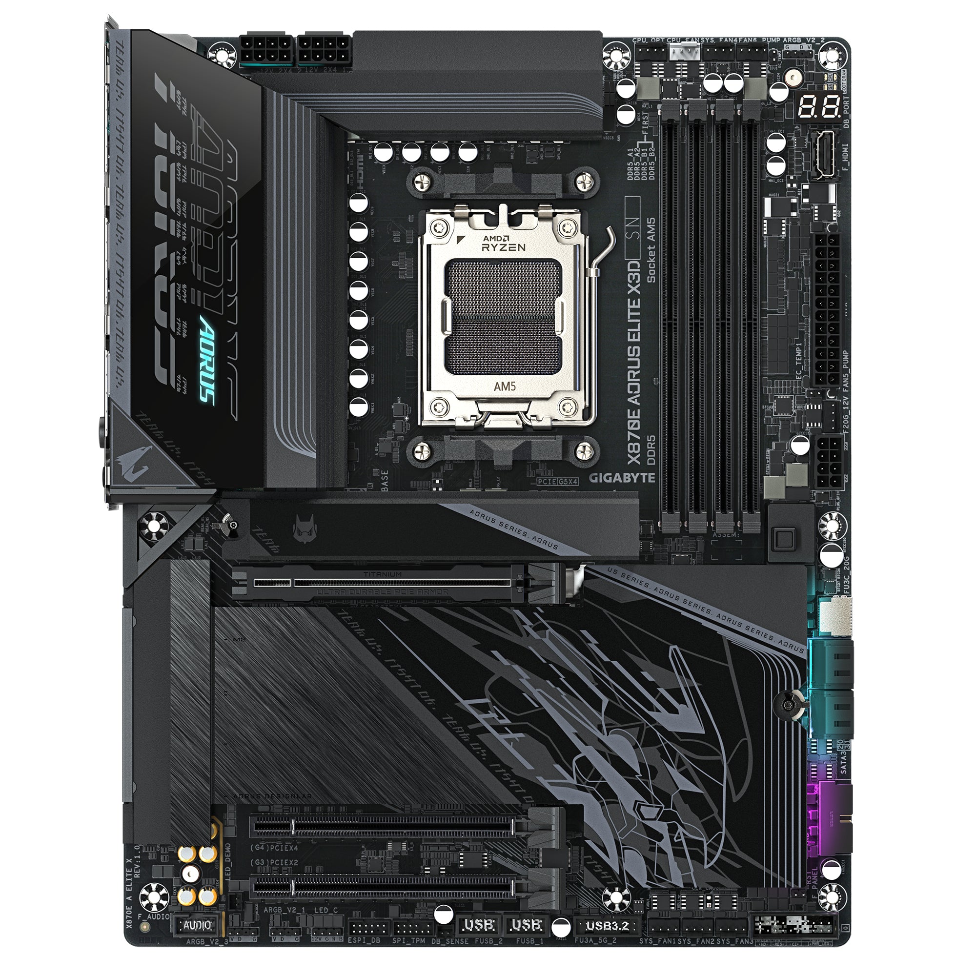 PLACA DE BAZA GIGABYTE X870E AORUS ELITE X3D "X870E A ELITE X"