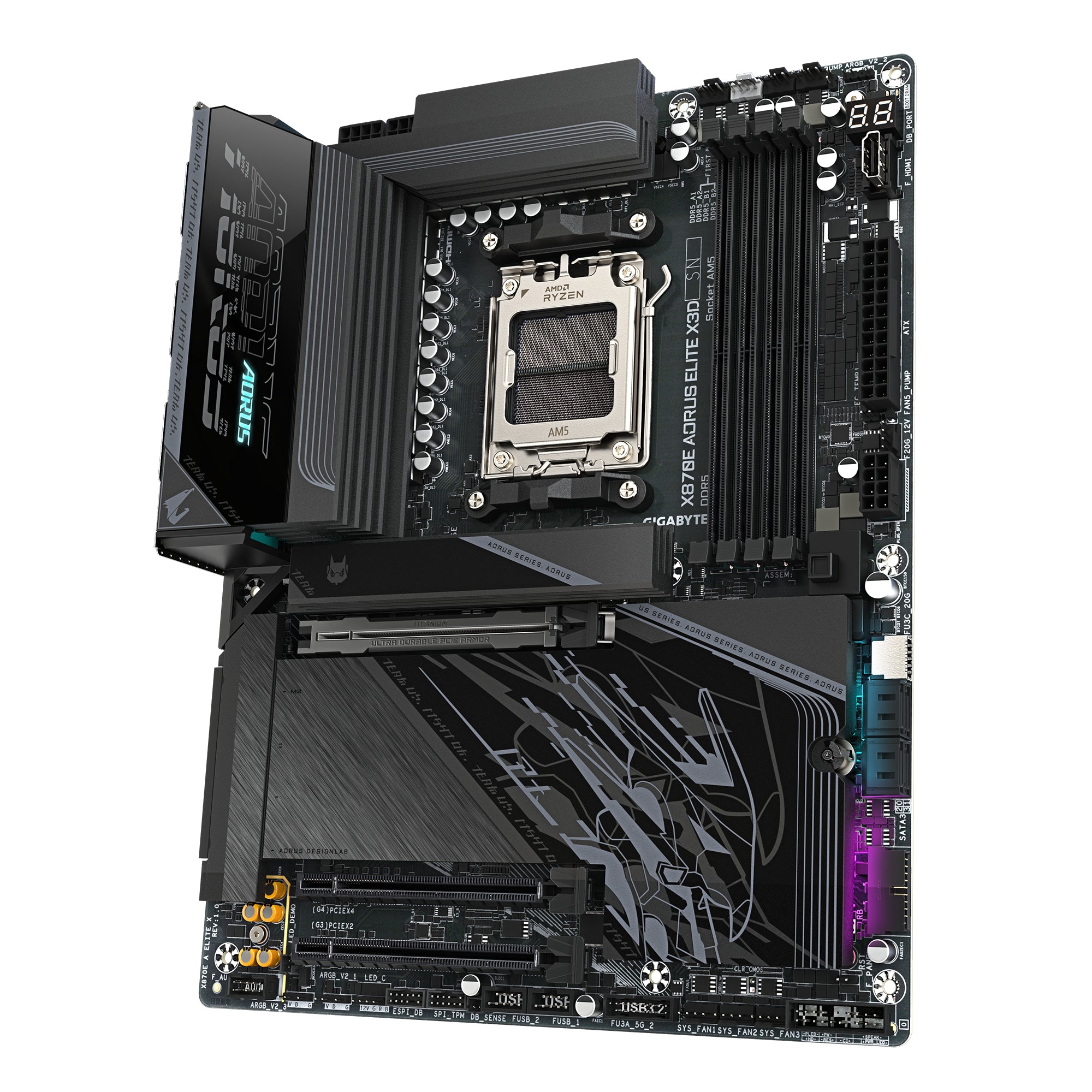 PLACA DE BAZA GIGABYTE X870E AORUS ELITE X3D "X870E A ELITE X"