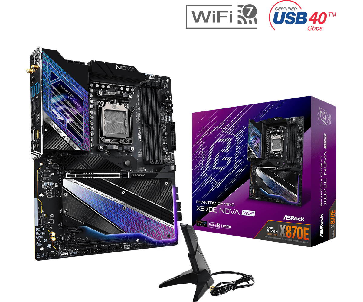MB Asrock X870E NOVA WIFI AM5 "X870E NOVA WIFI"