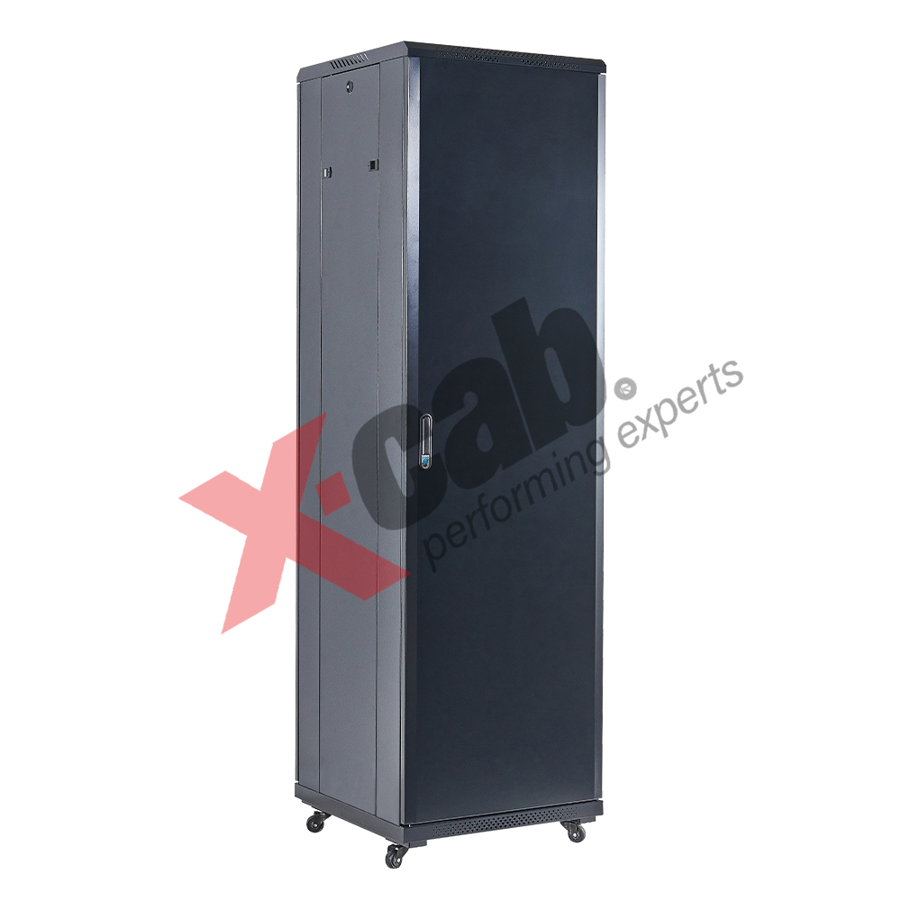 Cabinet metalic de podea 19", tip rack stand alone, 22U 600x600 mm, Xcab S "Xcab-22U6060S"