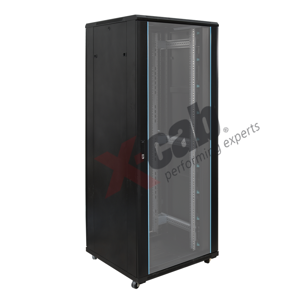 Cabinet metalic de podea 19", tip rack stand alone, 22U 800x800 mm, Xcab S "Xcab-22U8080S"