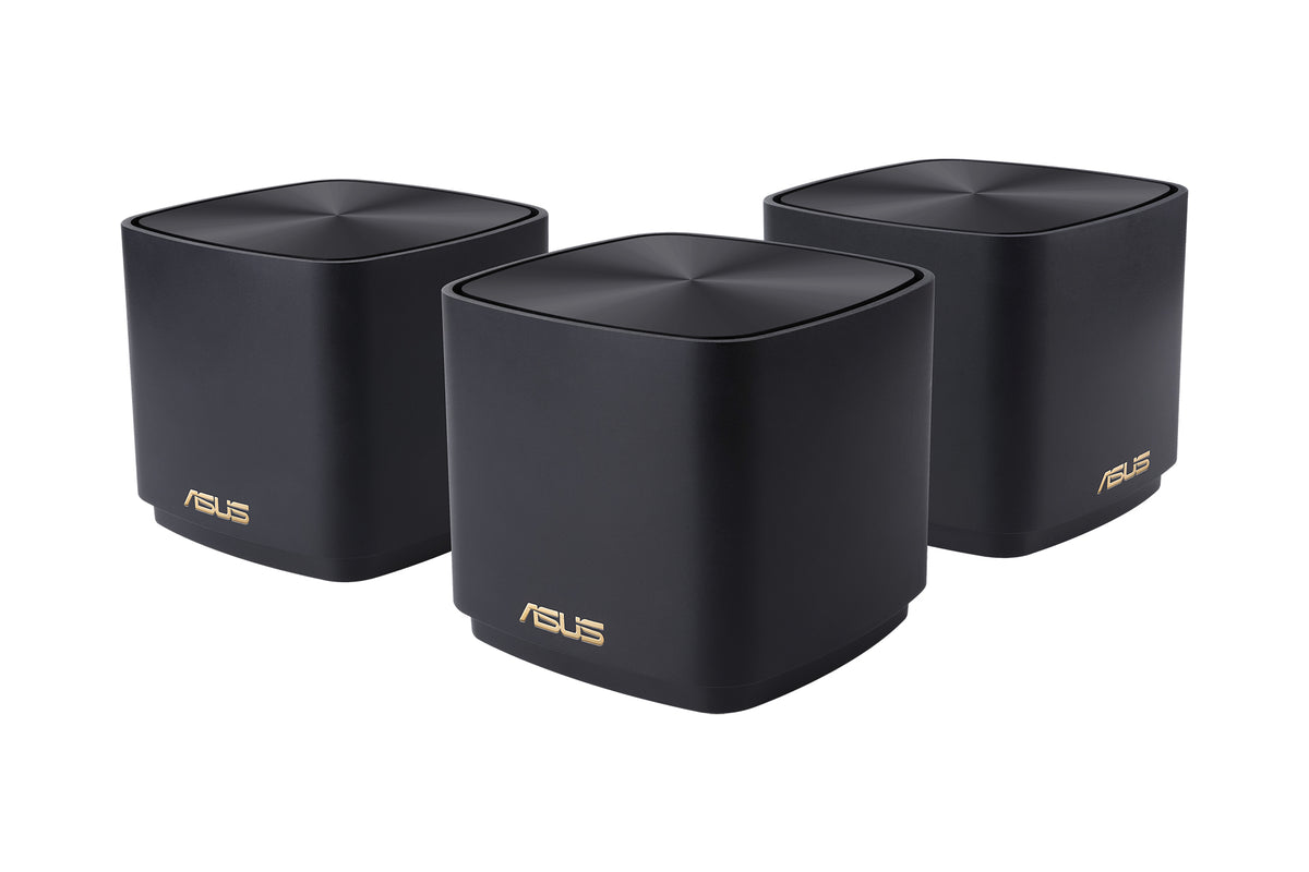 Sistem Wi-Fi Asus ZenWiFi XD4 Plus (B-3-PK), AX1800, Dual-Band, acoperire 446m2, Dual-Core CPU, 128MB/256MB Flash/RAM, Gigabit, AiProtection Classic, montare pe perete 