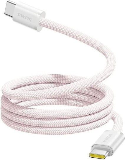 CABLU alimentare si date Baseus Dynamic 4 Pro, Fast Charging Data Cable pt. smartphone, USB Type-C la USB Type-C 100W, 1m, braided, roz "P10385200411-00" - 6932172691394