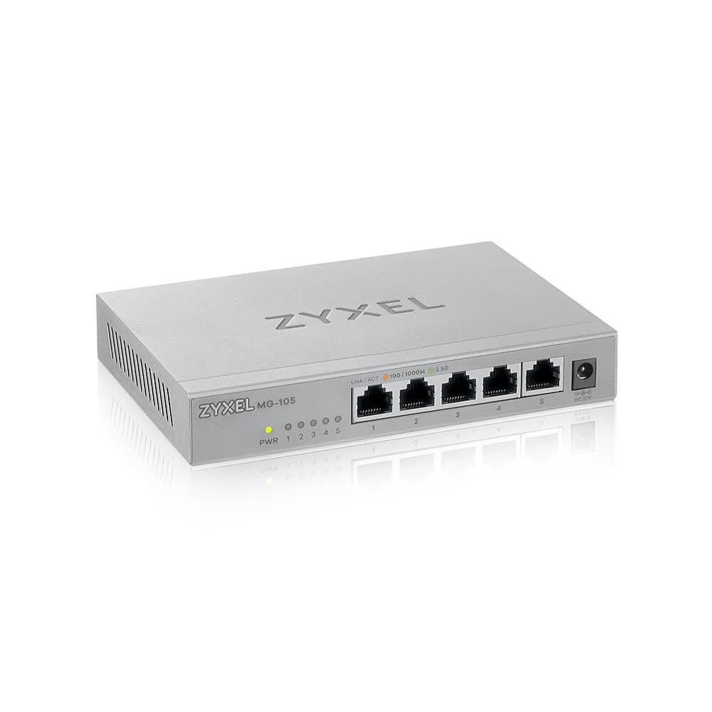 SWITCH ZYXEL XMG105 5 PORT 2.5G 1 SPF+ "XMG-105-ZZ0101F"