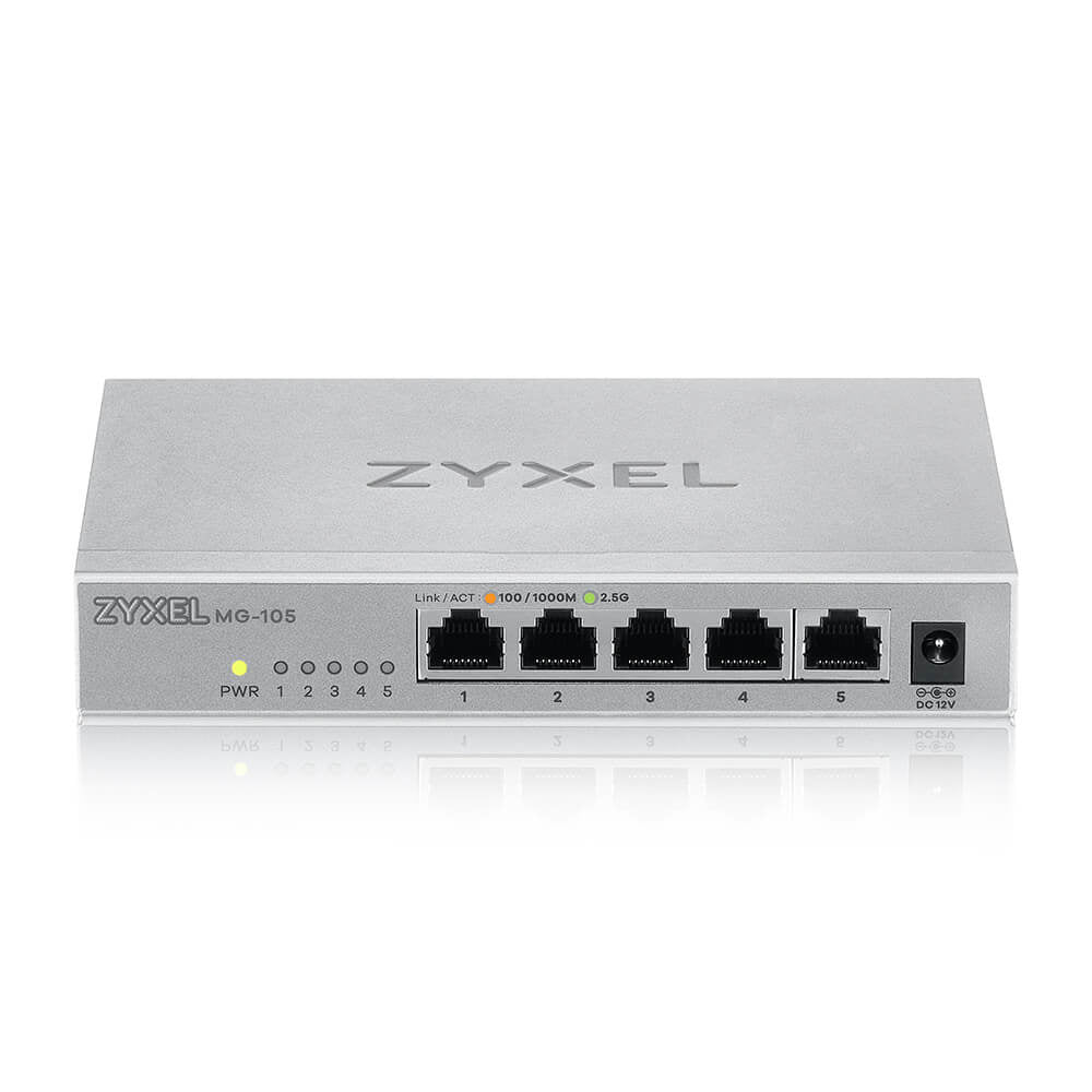 SWITCH ZYXEL XMG105 5 PORT 2.5G 1 SPF+ "XMG-105-ZZ0101F"
