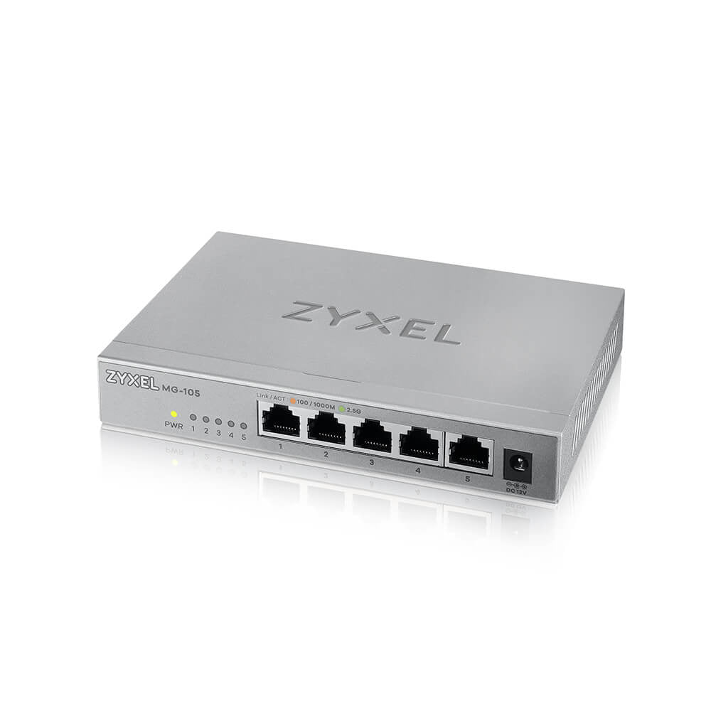 SWITCH ZYXEL XMG105 5 PORT 2.5G 1 SPF+ "XMG-105-ZZ0101F"
