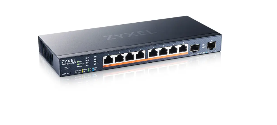ZYXEL XMG1915-10EP 8PORT GBE 2 SPF+ Hybr "XMG1915-10EP-EU0101F"
