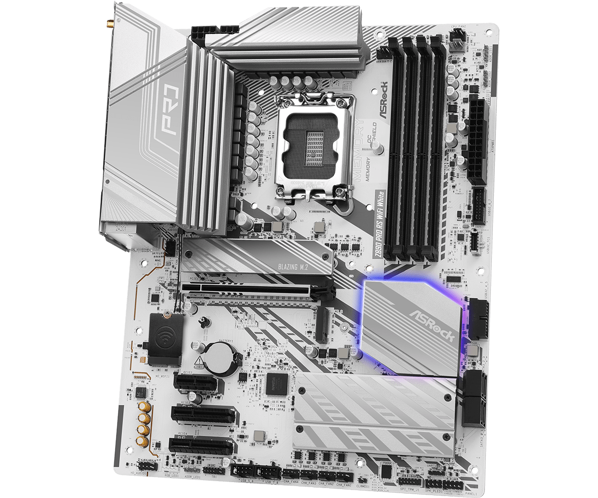 MB Asrock Z890 PRO RS WIFI WHITE LGA1851 