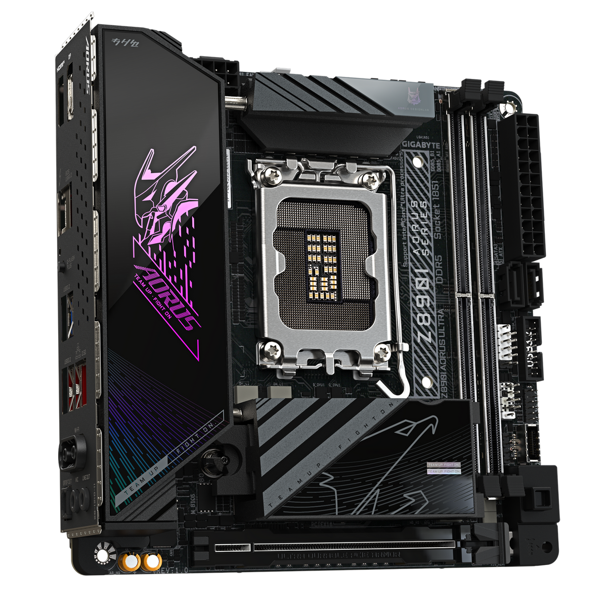 Placa de baza Gigabyte Z890I AORUS ULTRA, LGA1851, DDR5, BT, Wi-Fi, Mini-ITX, Negru 