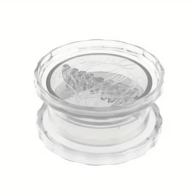 Zdrobitor de Usturoi, Multifunctional, din Plastic, Prin Rasucire, 4 x 7.5 cm, Transparent