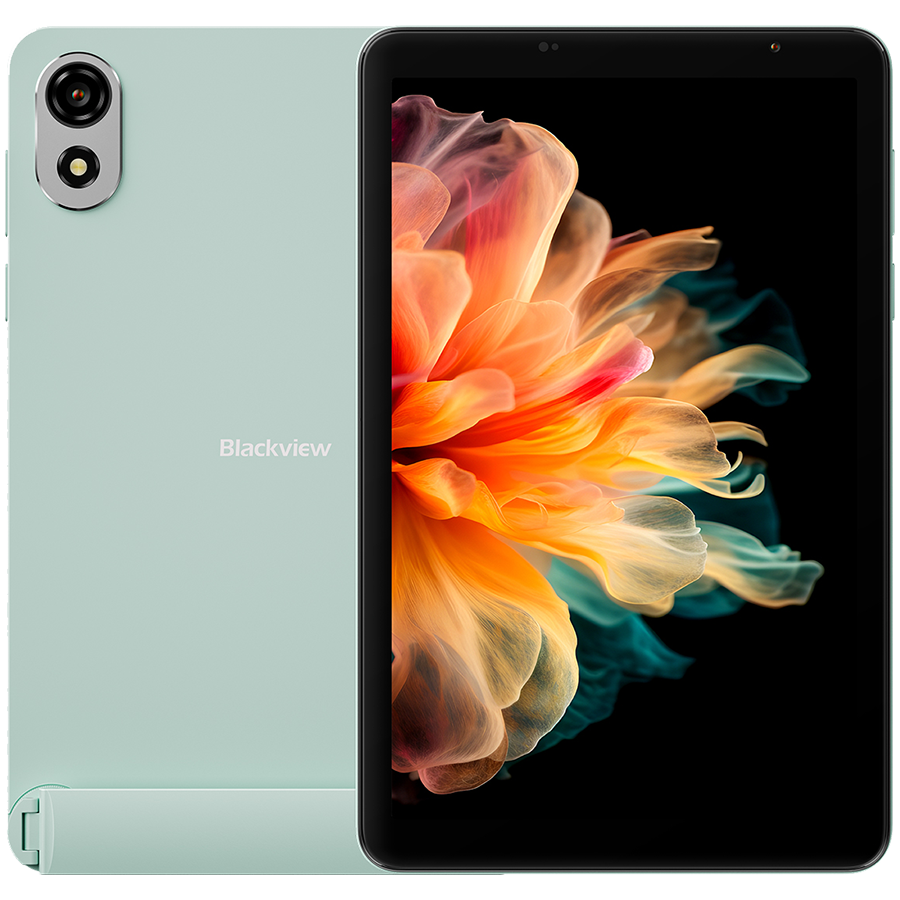 Blackview Zeno 1 LTE 4GB/64GB 8-inch HD IPS 800x1280 90Hz Unisoc T615 Octa-core 1.6GHz 8MP Front/8MP Back Camera Battery 6000mAh Type-C L1 NetflixHD TUV Android 15 Jungle Green 